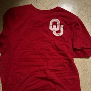 OU Red Short-Sleeve T-shirt, womens Small